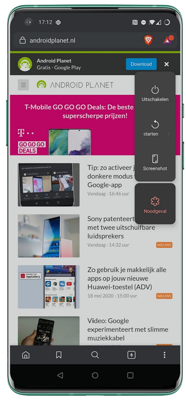 Android 10 screenshot maken