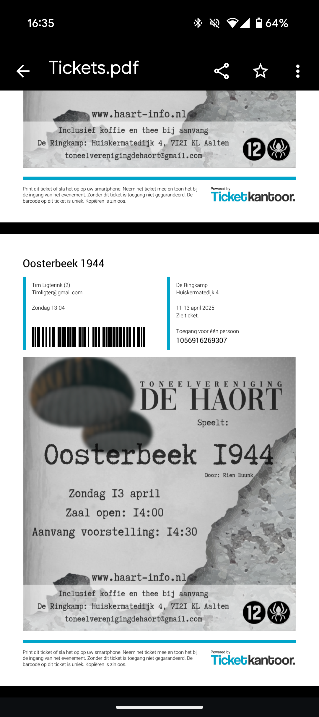 screenshot printen Android