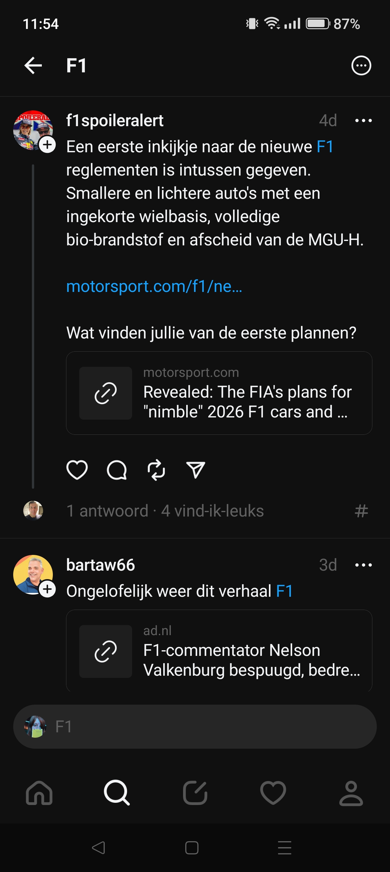 threads app onderwerp pagina
