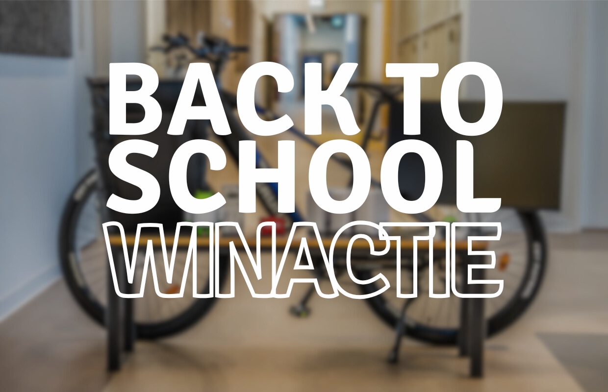 Winactie: bomvolle rugzakken (én elektrische fiets!) met een totale waarde van 5965,47 euro
