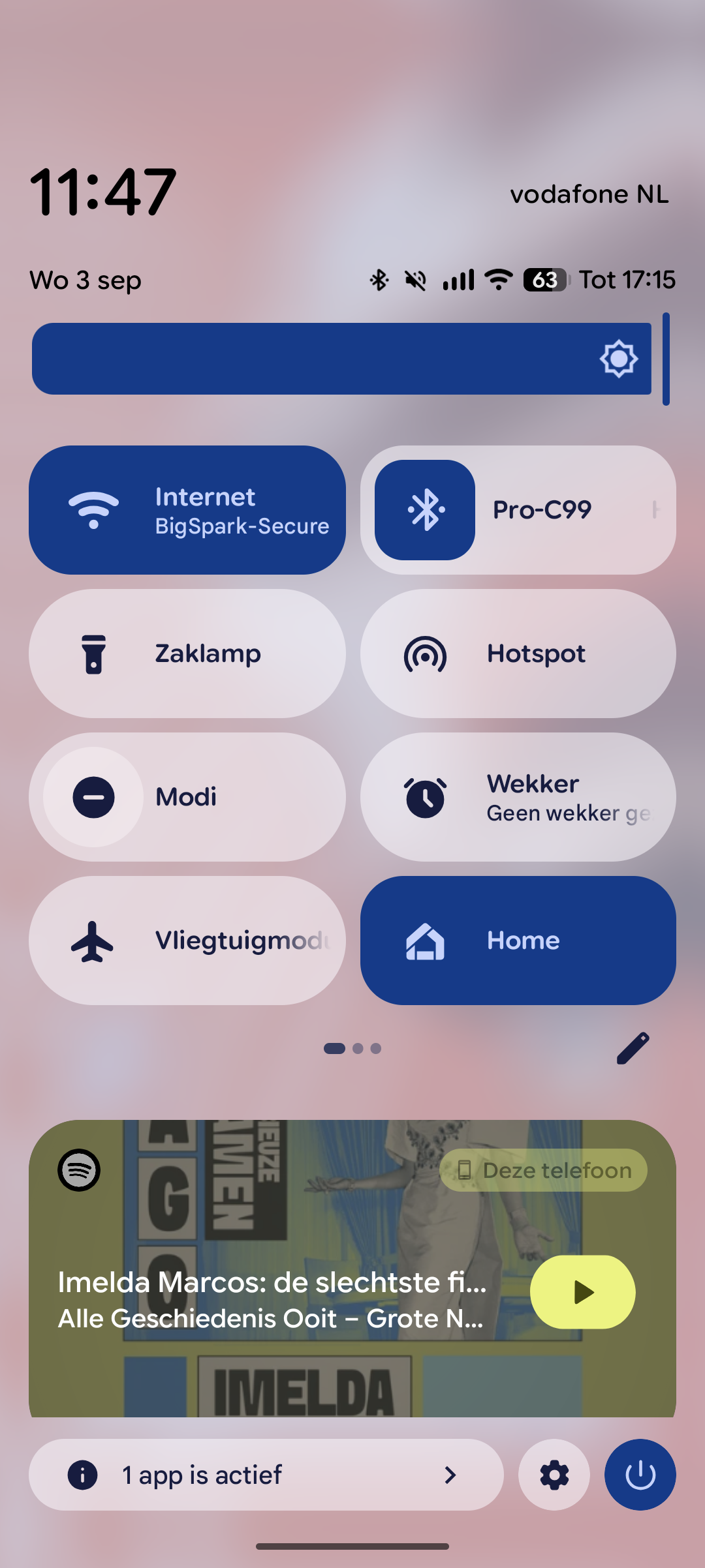 Screenshot Google Pixel 10 Pro XL menu