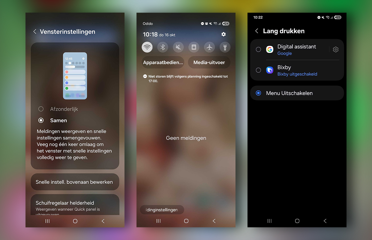 samsung instellingen uitzetten 1