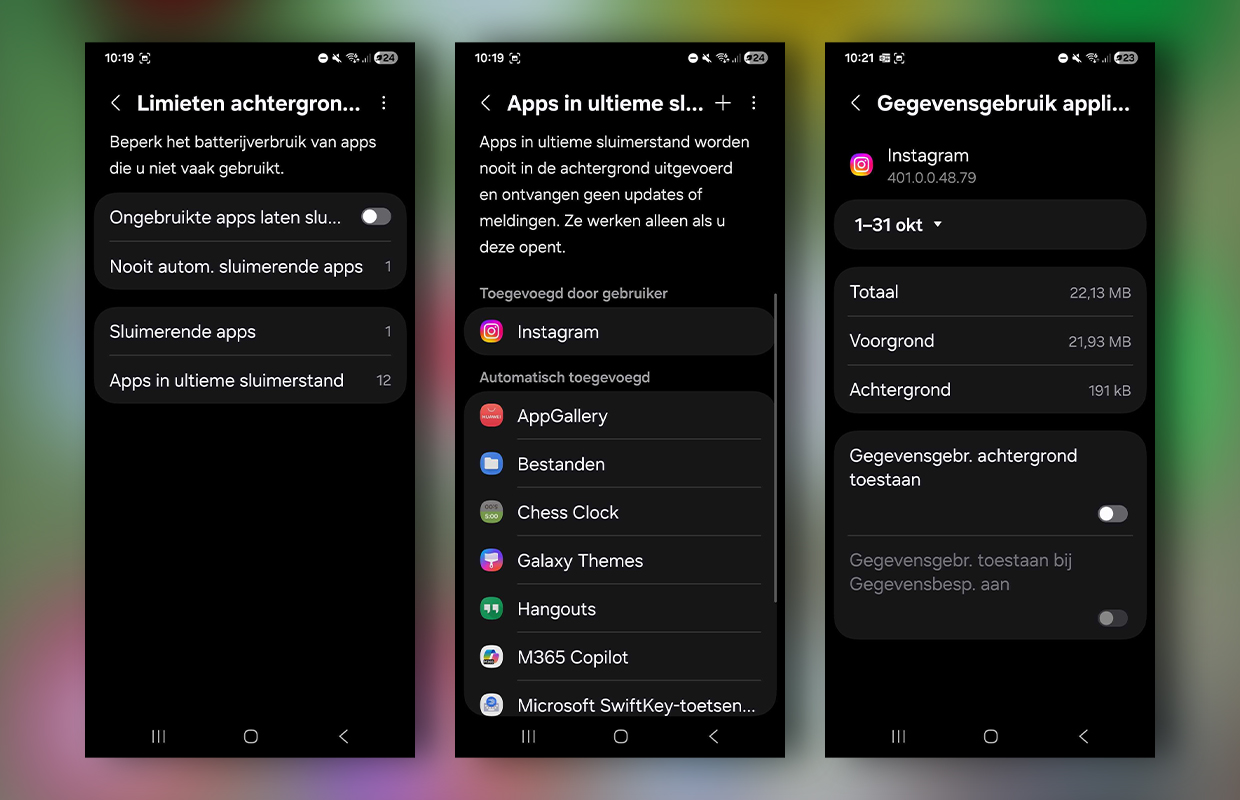 samsung instellingen uitzetten 2