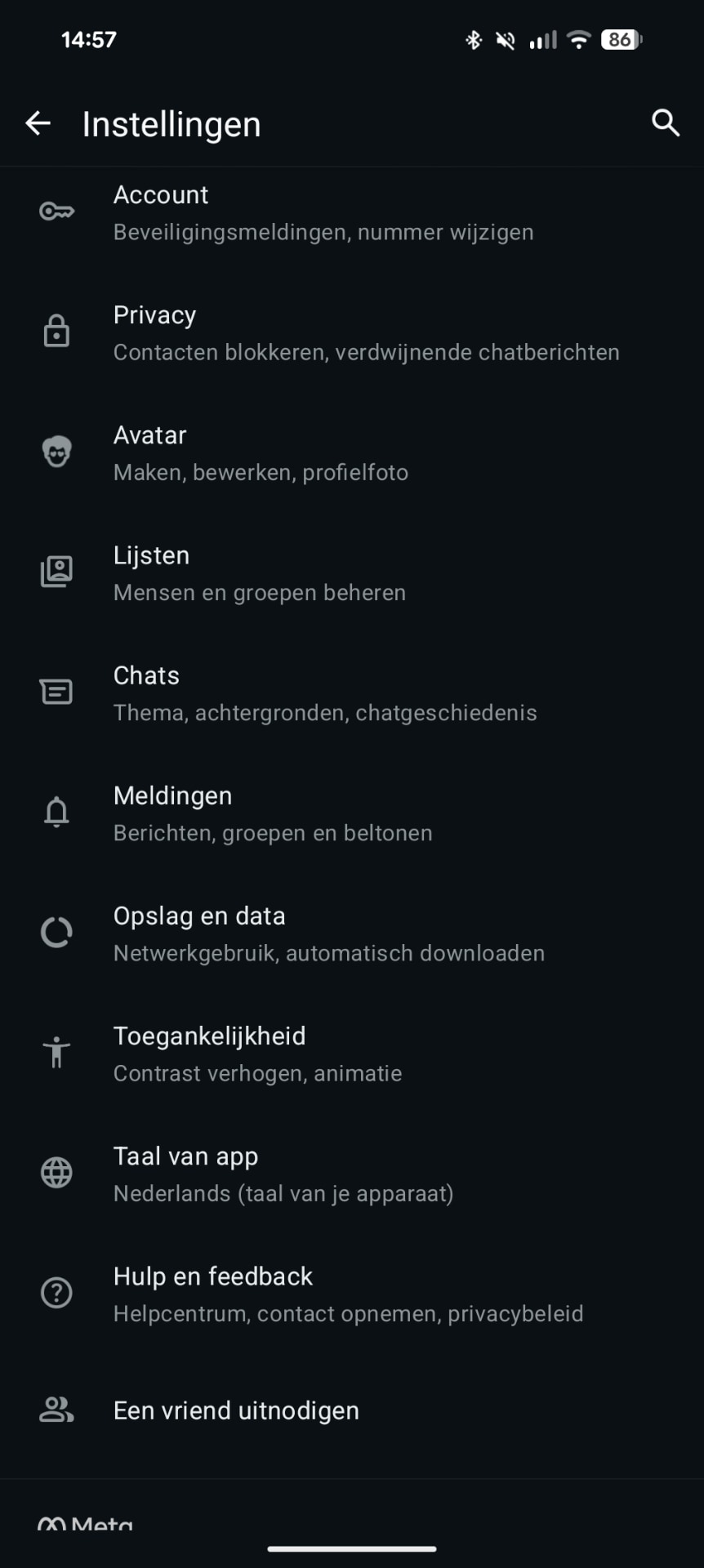 WhatsApp tweestapsverificatie inschakelen
