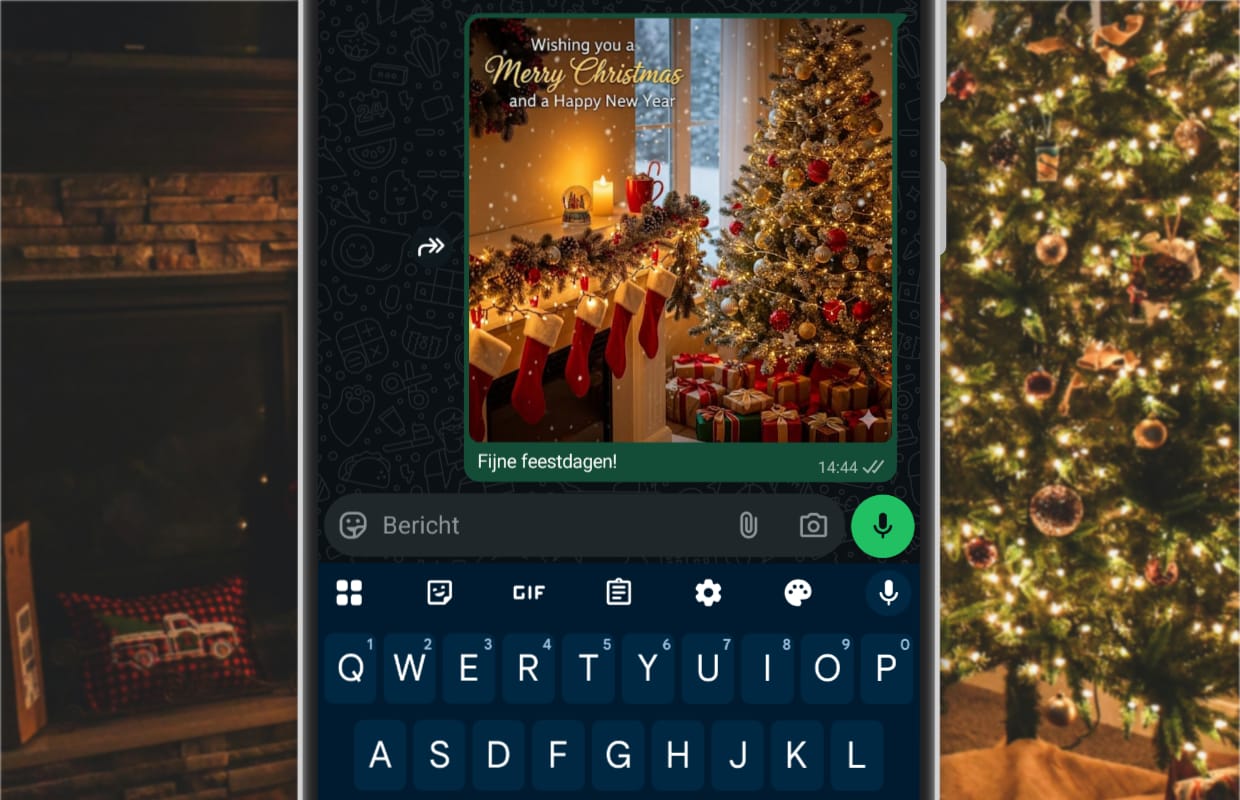 Kerstkaart versturen via WhatsApp is heel simpel: zo doe je dat